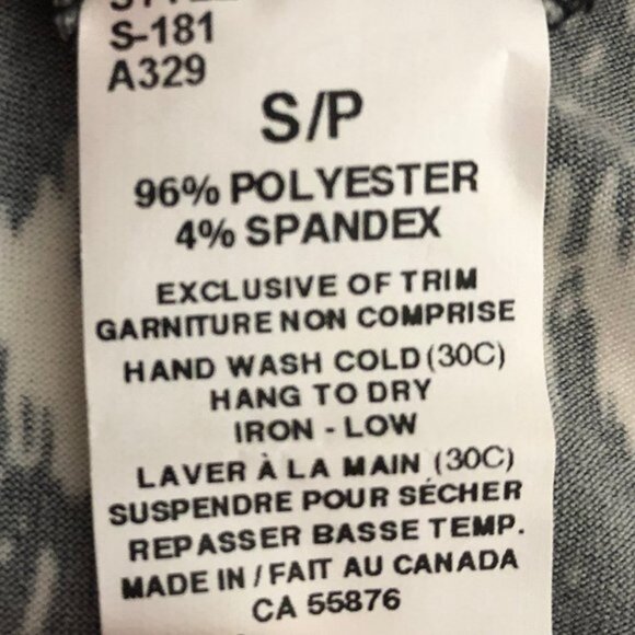 Artizan Robin Signature Pull On Abstract Print Maxi Dress Blk White Sz S NWOT - Picture 9 of 10